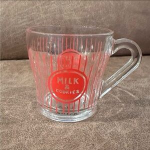 Molly Hatch Small Milk & Cookies Glass Cup